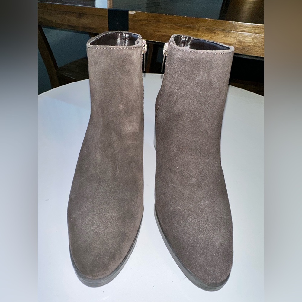 Vince Camuto suede pointed toe ankle boots